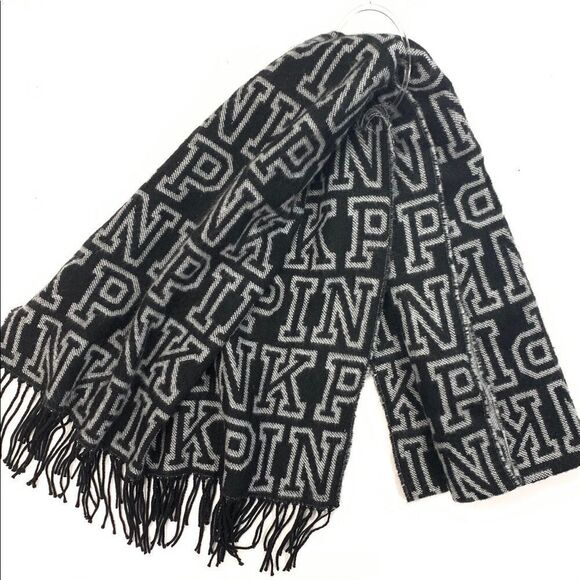 Victorias Secret PINK Cozy Blanket Large Scarf - Picture 2 of 7